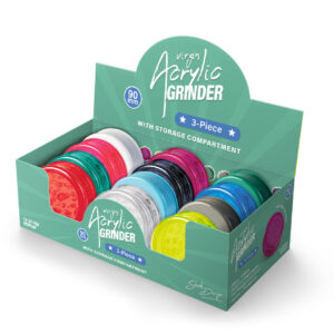 Acrylic Grinders 3 Piece 90mm – (Beamer)