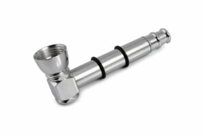 Aluminium Pipe (8cm) | Metalen rookpijp
