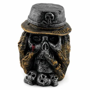 Amsterdam Skull Asbak – Gothic Schedel met Hoed