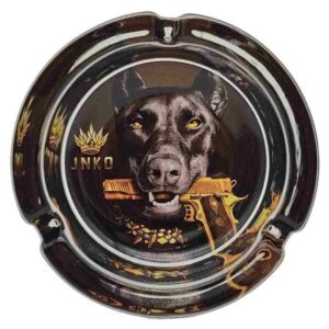 Ashtray-mafia-dog.jpg 10cm Ashtray Round Glas Luxury Art Mafia Dog