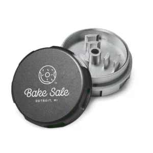 Black-silver-donut.webp 63mm 2-Piece Aircraft Grade Aluminium Grinder (Beamer)