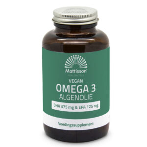 Vegan Omega-3 Algenolie 500 mg – DHA 375 mg & EPA 125 mg – 60 capsules