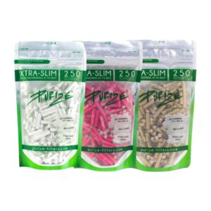 PURIZE-–-ACTIVE-CHARCOAL-FILTERS-–-XTRA-SLIM-ORGANIC-PINK-WHITE-250PCS.jpg PURIZE Active Charcoal Filters XTRA Slim 250pcs – White, Pink, Organic