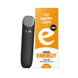 Happy Caps CBD Energy Vaporizer – Lemon Flavor – 0.5ml