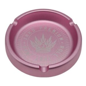 Aluminium Ashtray Round 10cm | Pink | (JNKO Premium)